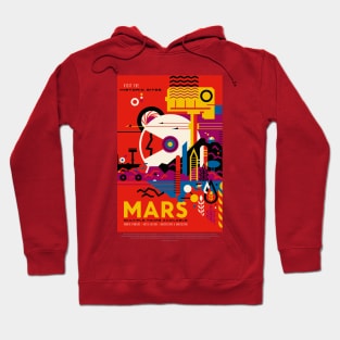 Mars NASA Artwork Hoodie